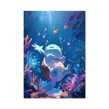 Poster Squirtle Surfer