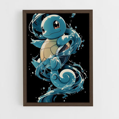ap-squirtle-3 cadre Bois foncé