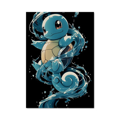 Poster Squirtle Splash