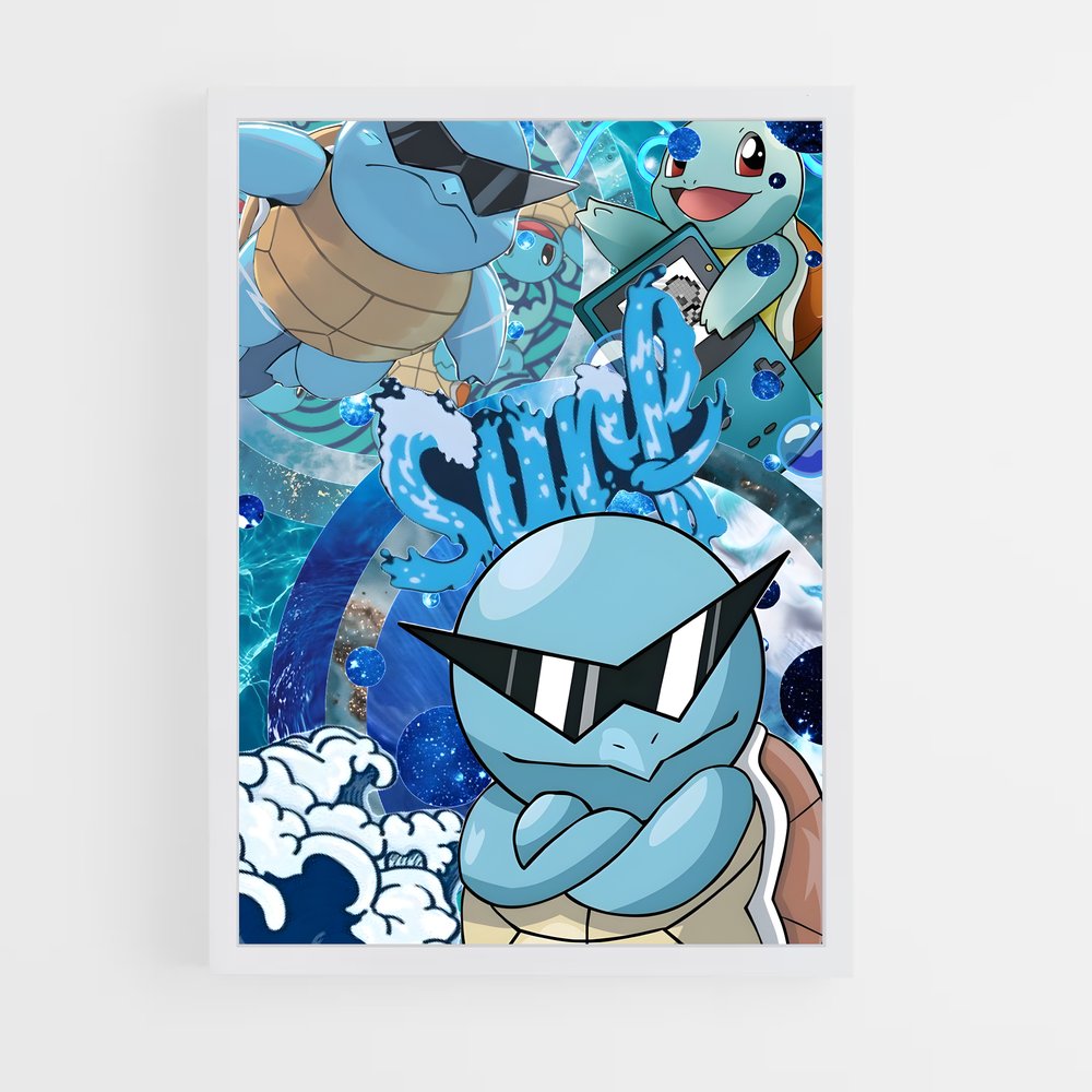 ap-squirtle-5 cadre Blanc