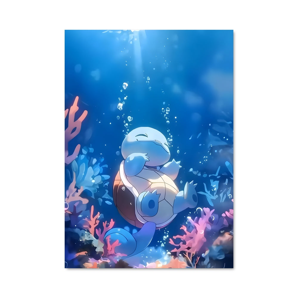 Poster Squirtle by the Sea