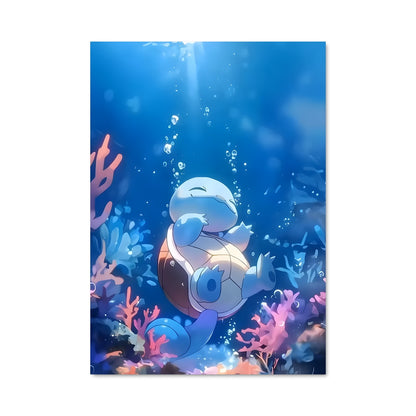 Poster Squirtle by the Sea