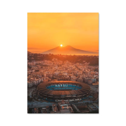 Poster Coucher de Soleil au Santiago