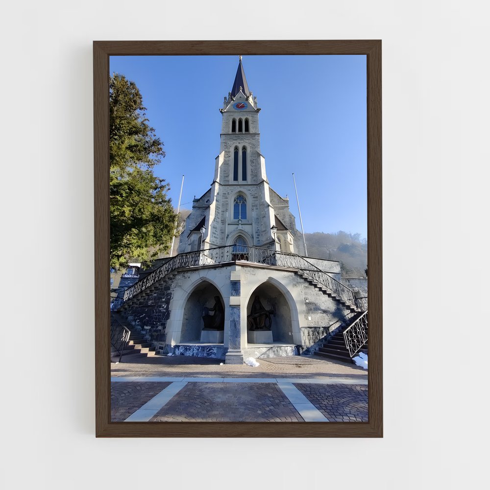 ap-st florin cathedral-2 cadre Bois foncé