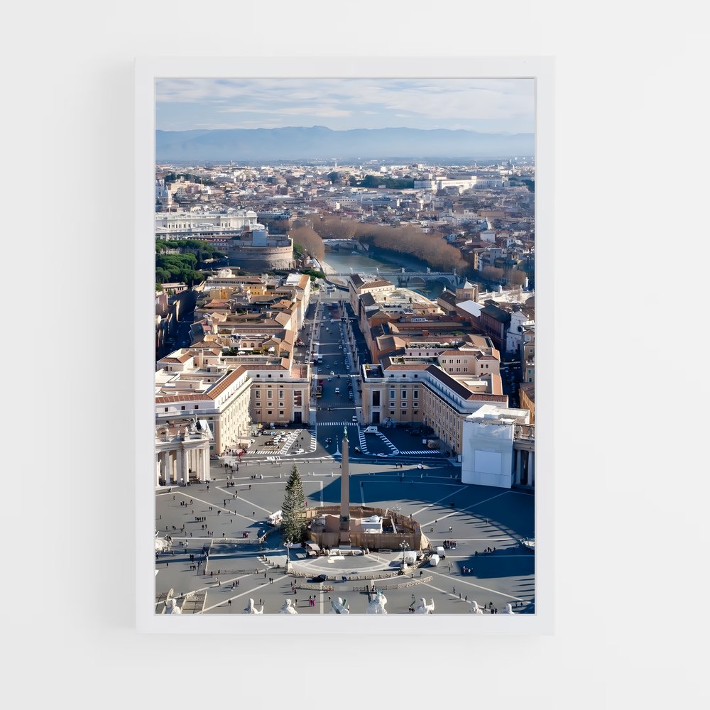 ap-st peters square-6 cadre Blanc