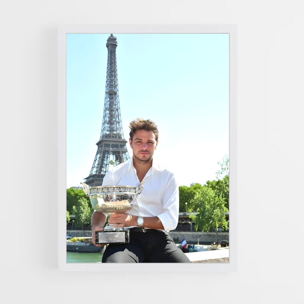 ap-stan wawrinka-1 cadre Blanc