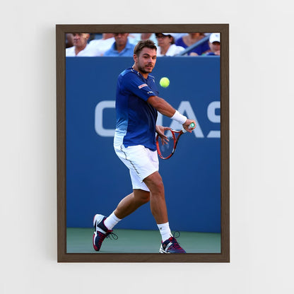 ap-stan wawrinka-2 cadre Bois foncé