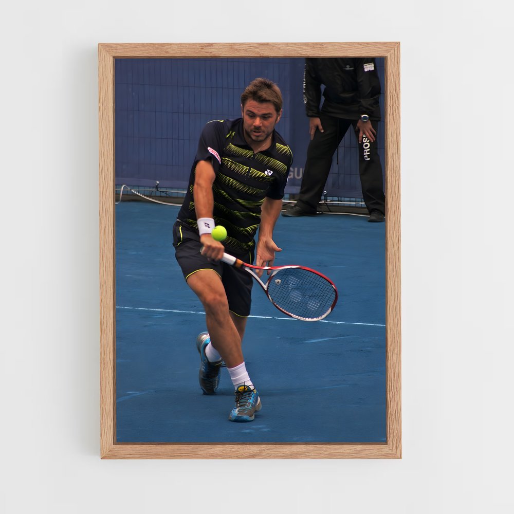 ap-stan wawrinka-6 cadre Bois clair