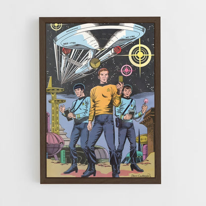 ap-star trek-1 cadre Bois foncé