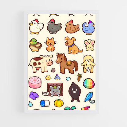 ap-stardew valley-2 cadre Blanc