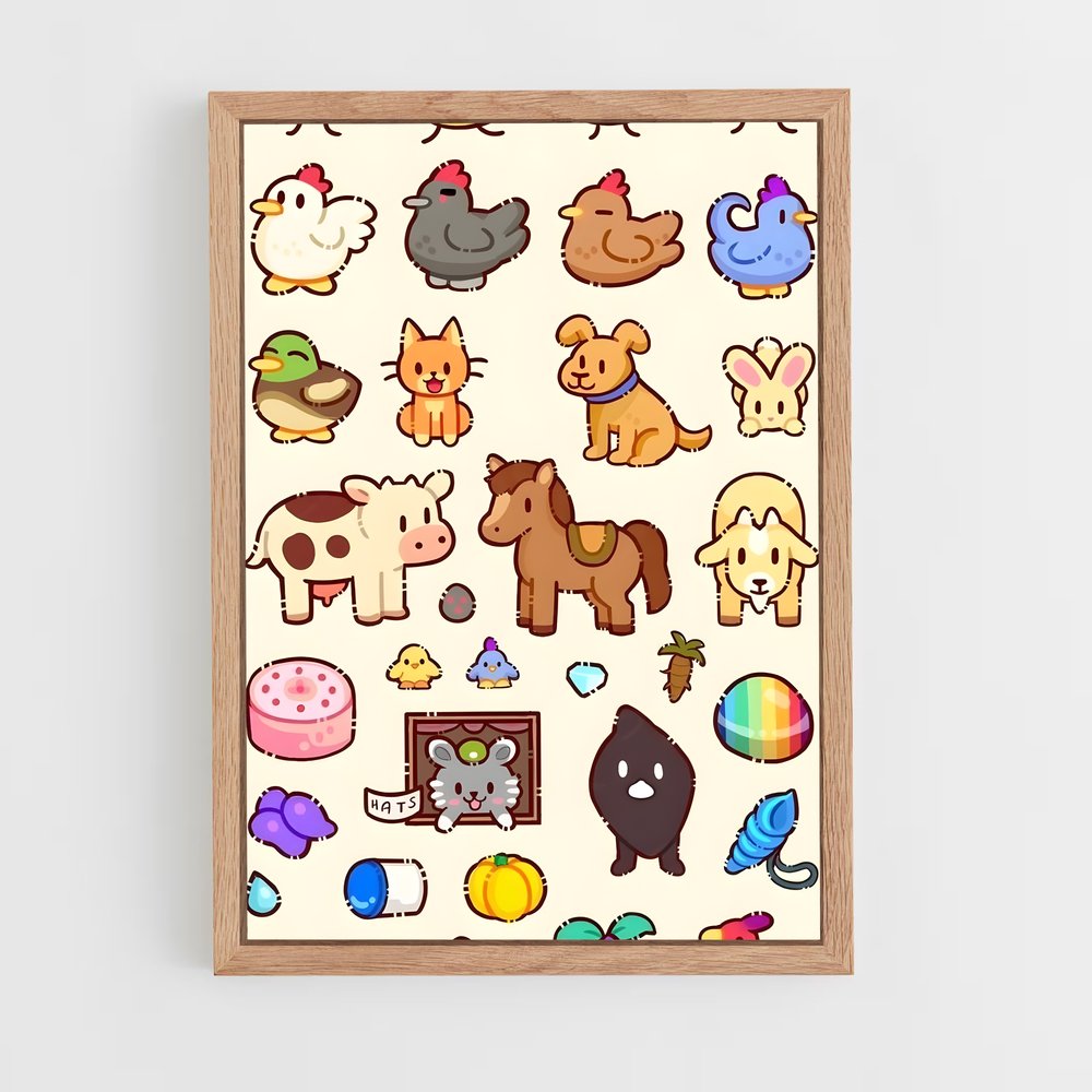 ap-stardew valley-2 cadre Bois clair