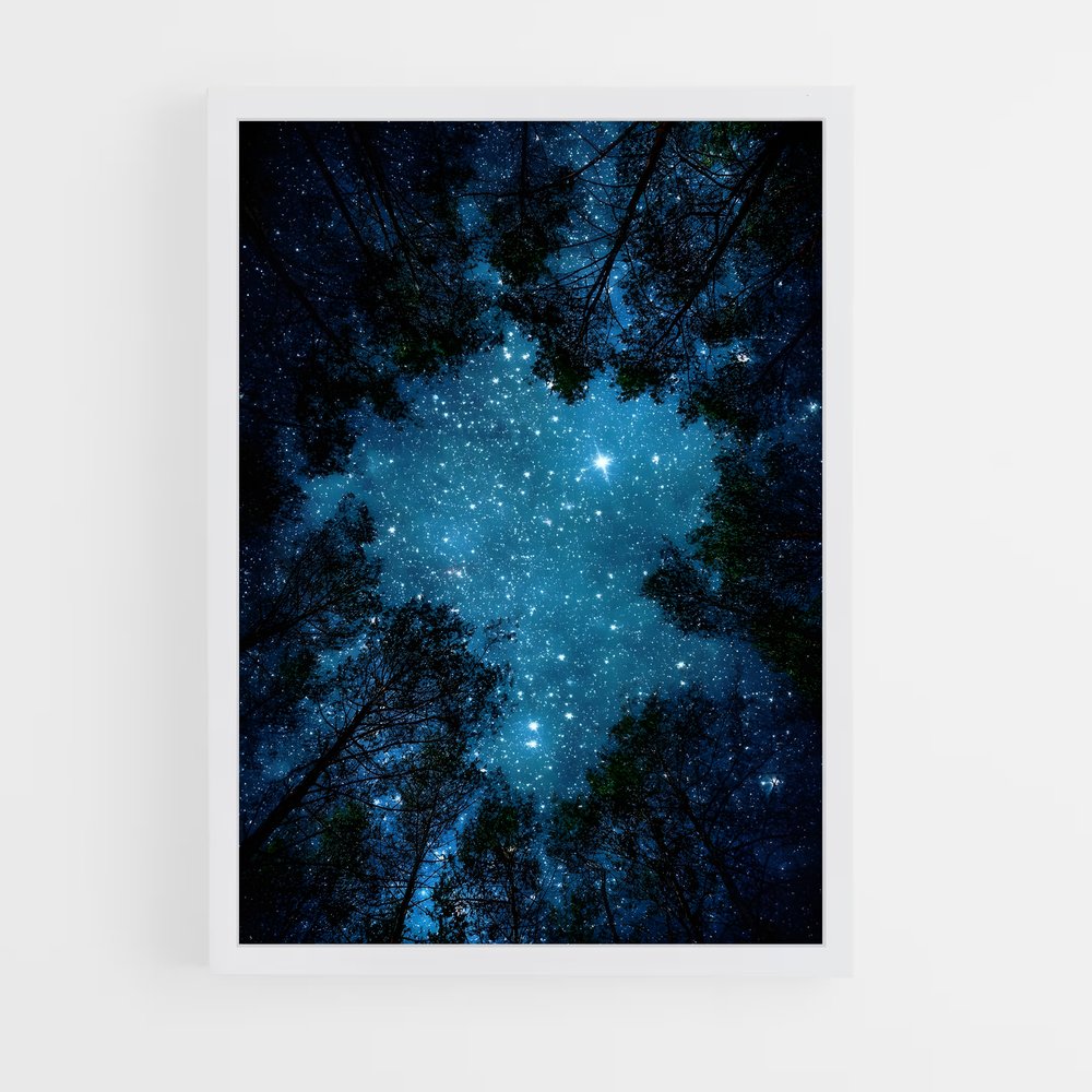 ap-starry sky-11 cadre Blanc
