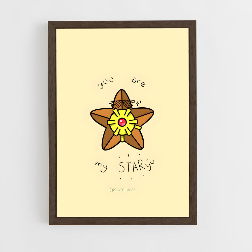 ap-staryu-1 cadre Bois foncé