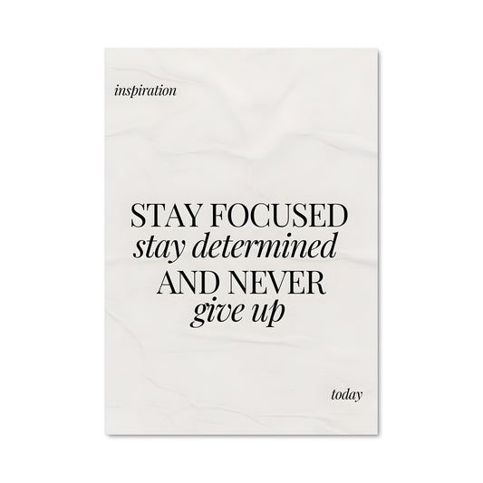 Poster Stay Inspired
