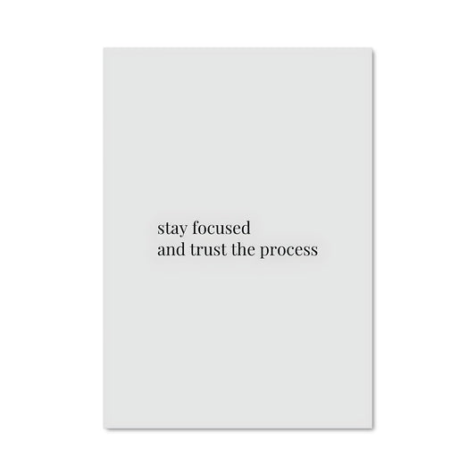 Poster Stay focused 26978