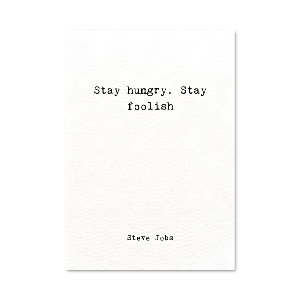 Poster Stay hungry 27003