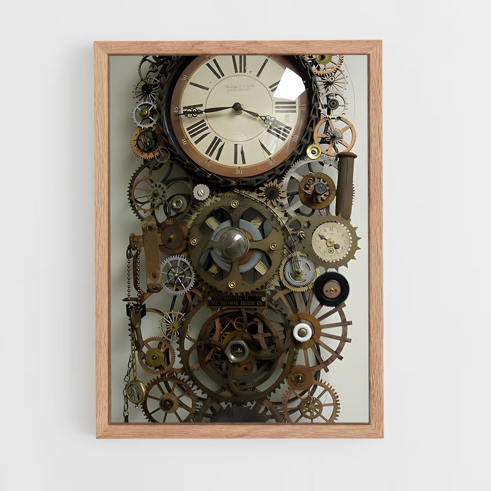 ap-steampunk-1 cadre Bois clair