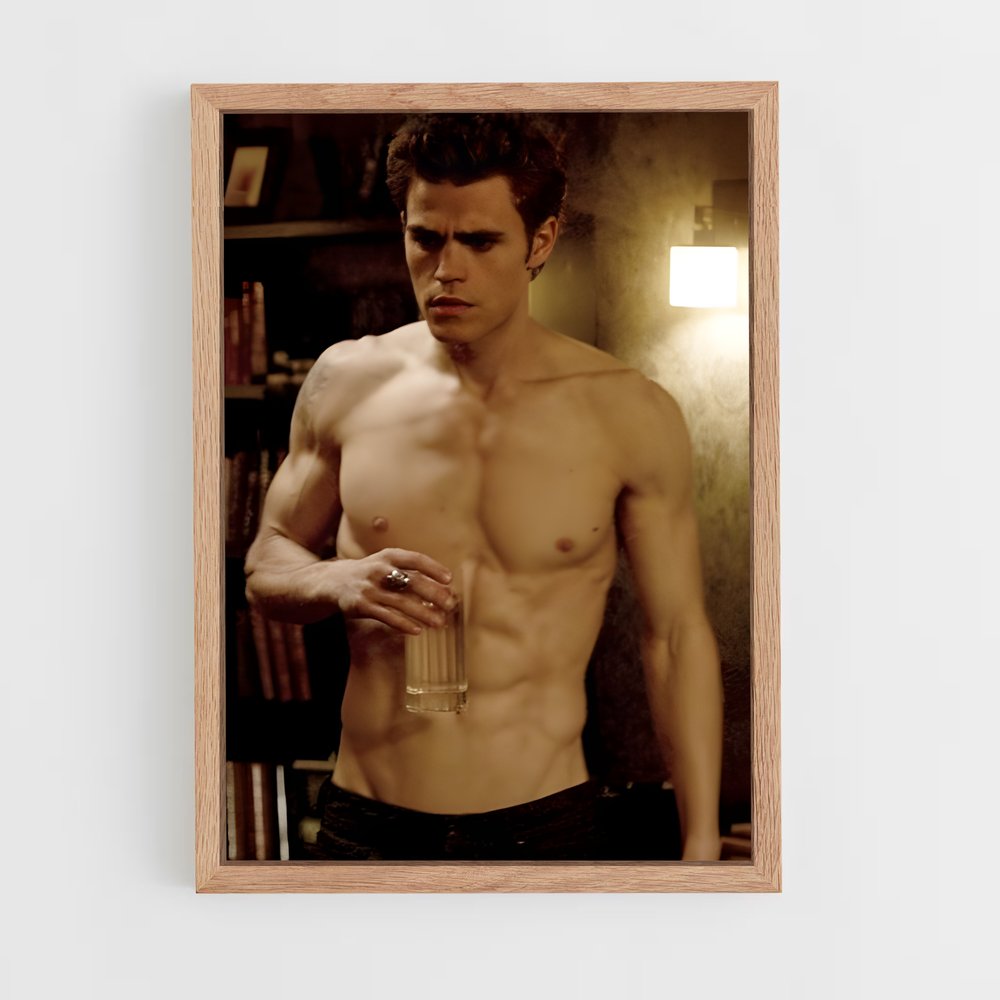 ap-stefan salvatore-1 cadre Bois clair