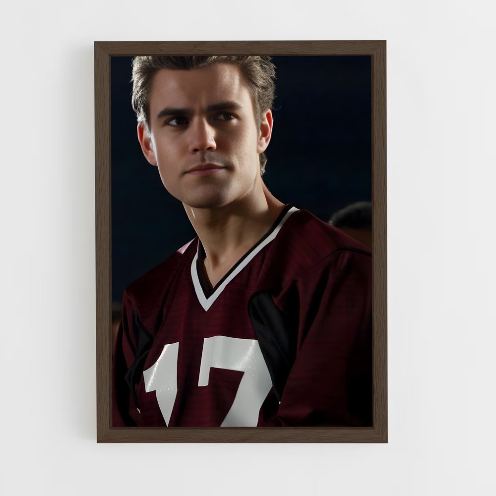 ap-stefan salvatore-2 cadre Bois foncé