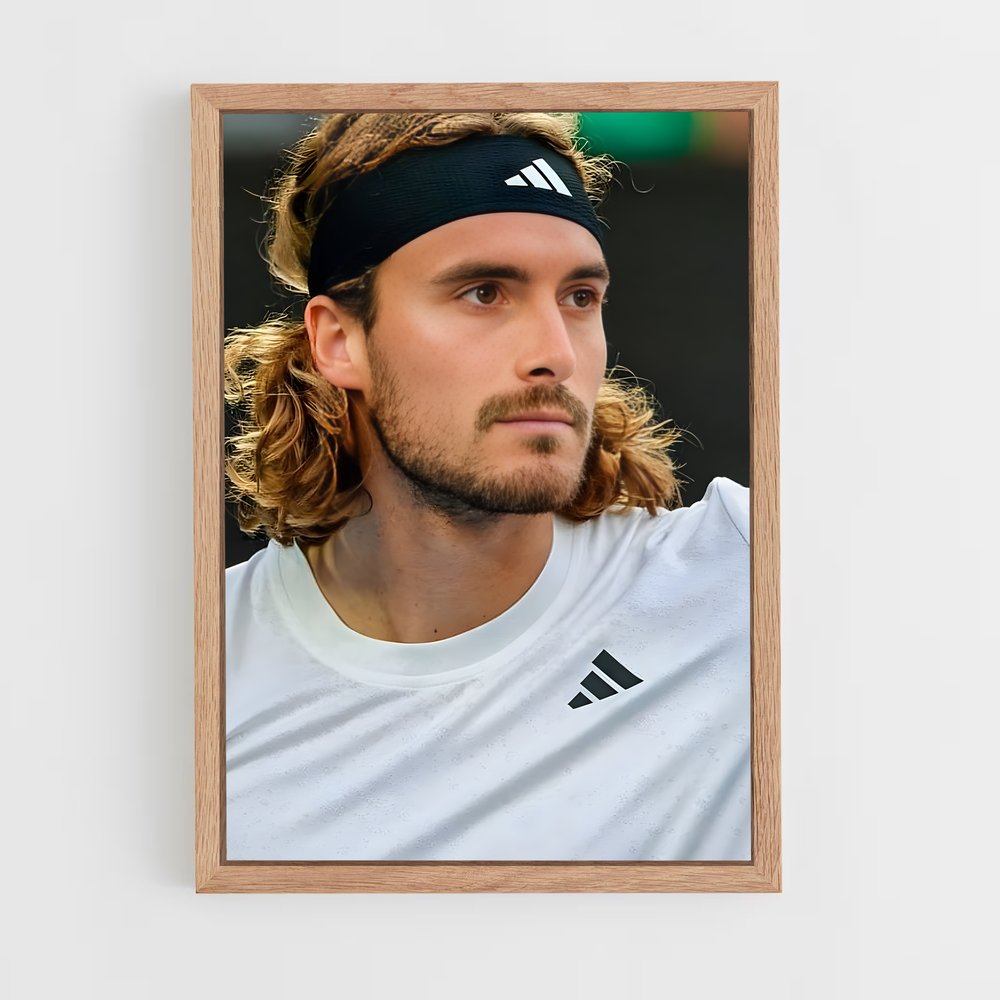 ap-stefanos tsitsipas-1 cadre Bois clair