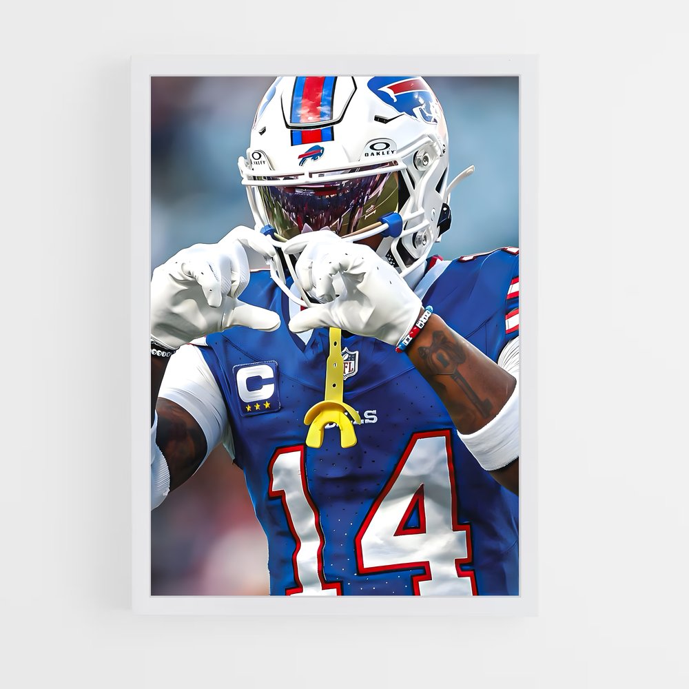 ap-stefon diggs-1 cadre Blanc