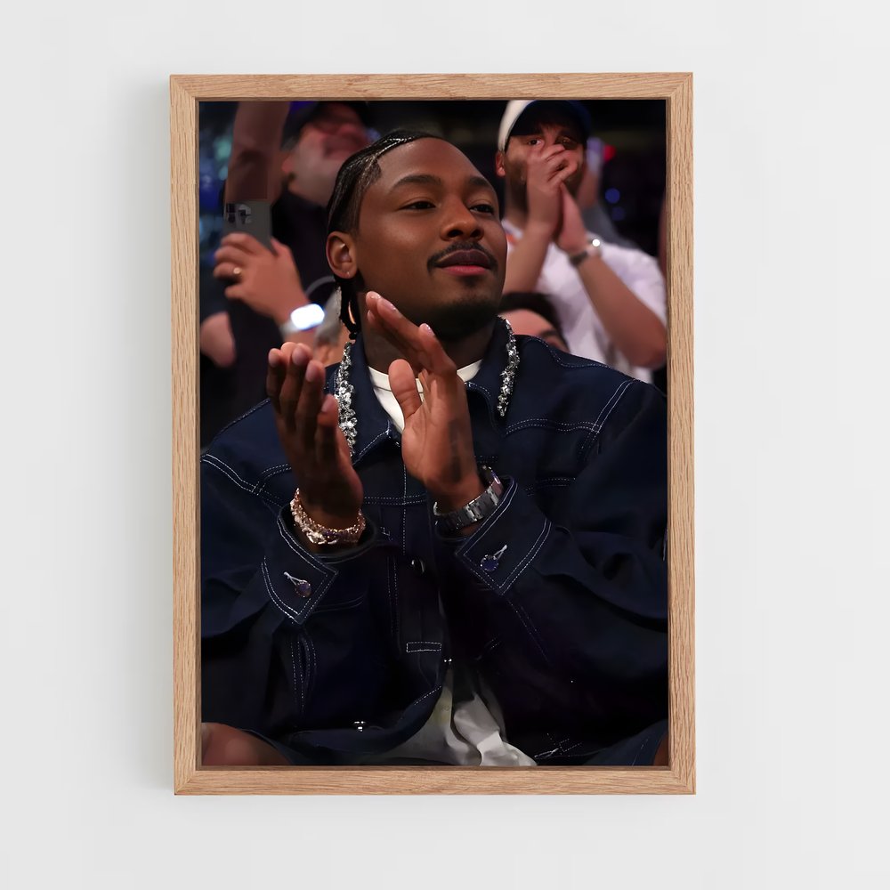 ap-stefon diggs-4 cadre Bois clair