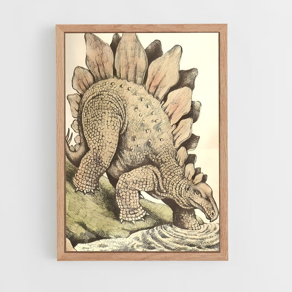 ap-stegosaurus-2 cadre Bois clair
