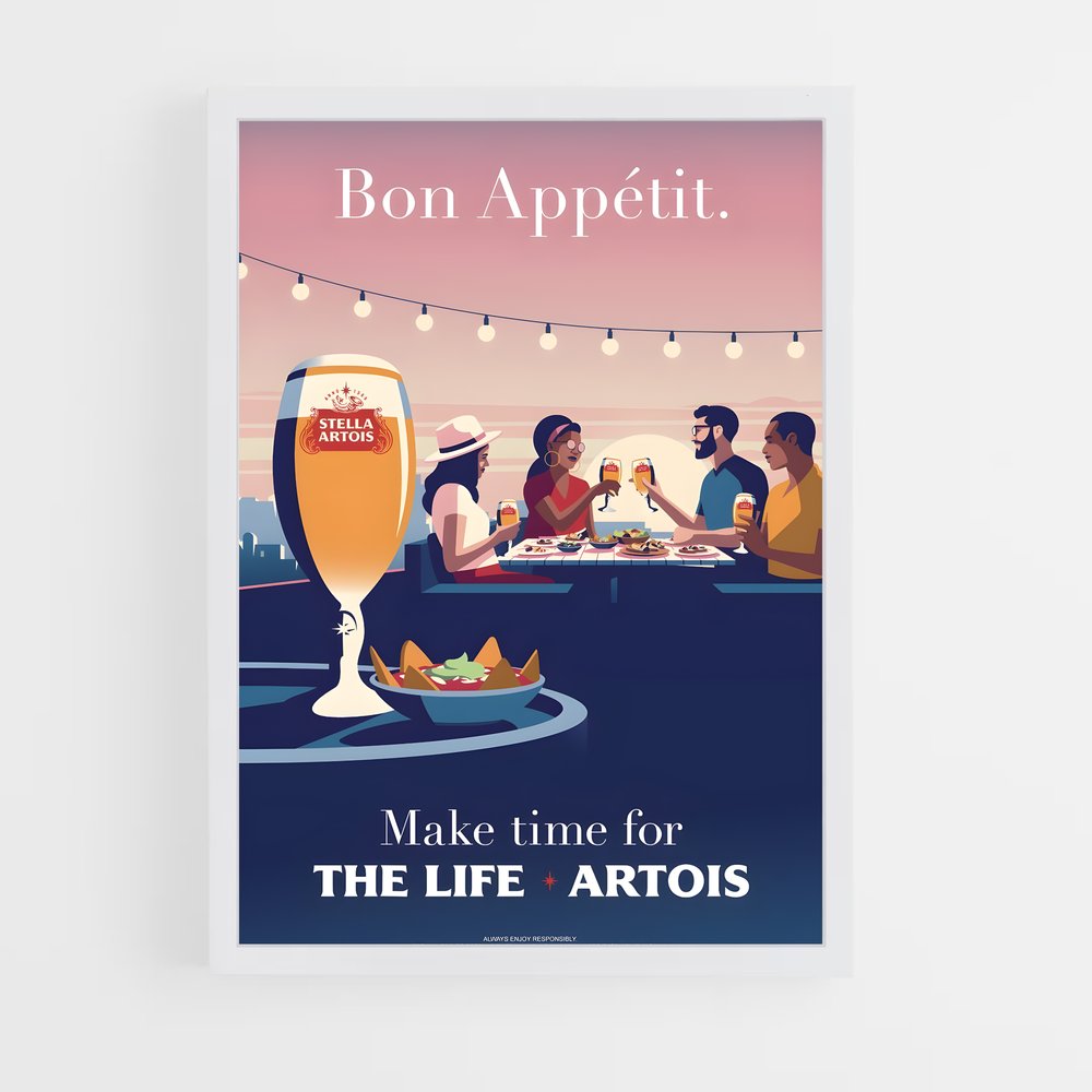 ap-stella artois-5 cadre Blanc