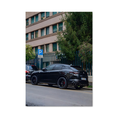Poster Stelvio quadrifoglio 75963