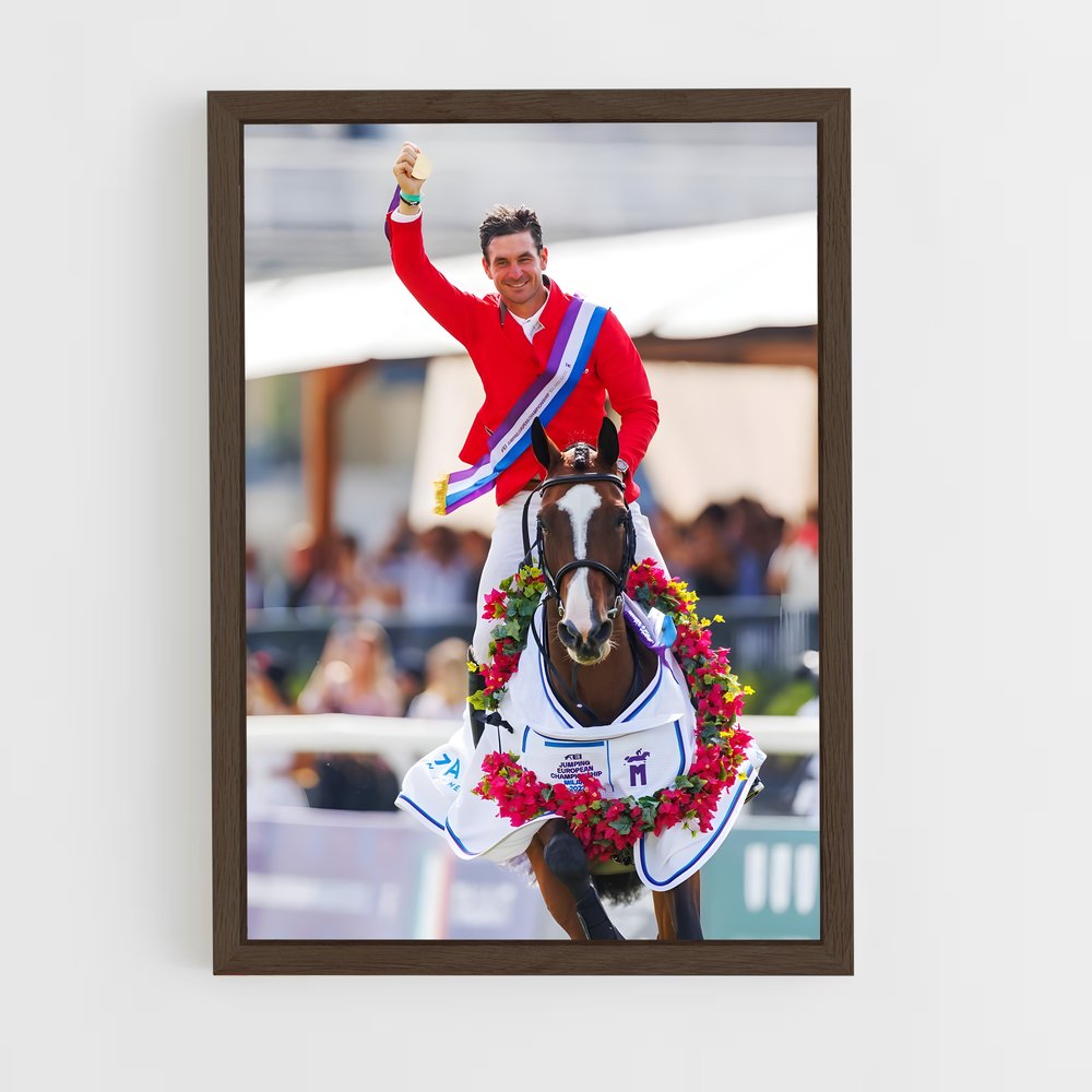 ap-steve guerdat-1 cadre Bois foncé