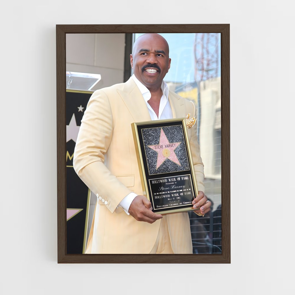 ap-steve harvey-5 cadre Bois foncé