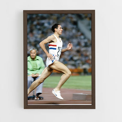 ap-steve ovett-1 cadre Bois foncé