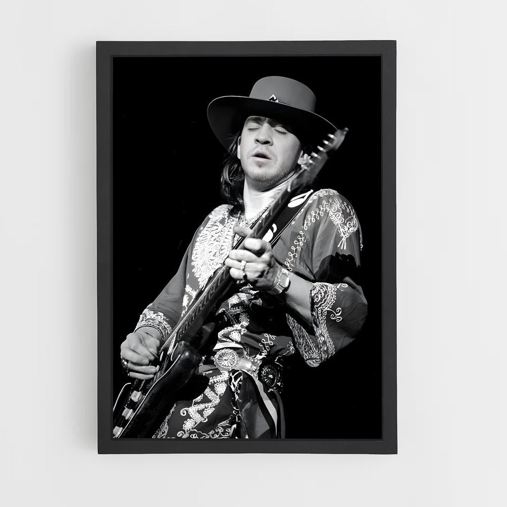 ap-stevie ray vaughan-1 cadre Noir