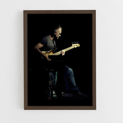 ap-sting-3 cadre Bois foncé