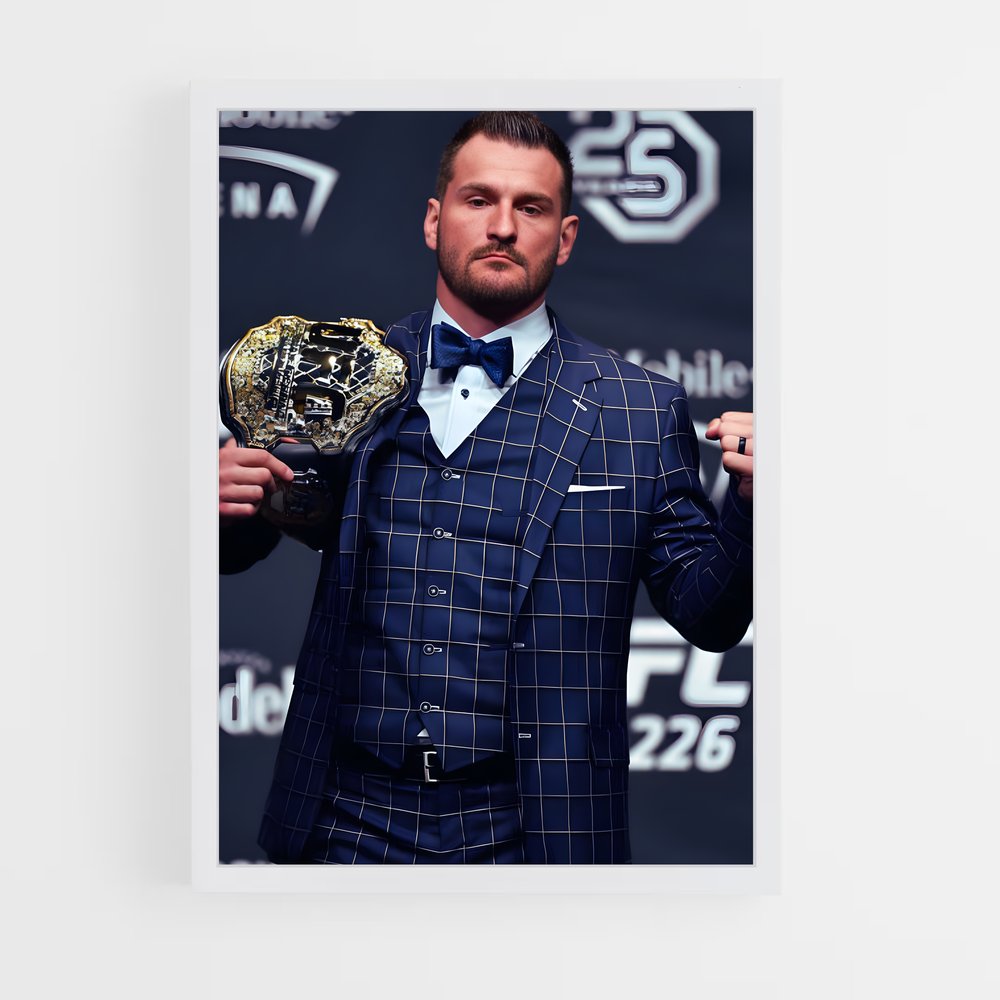 ap-stipe miocic-12 cadre Blanc