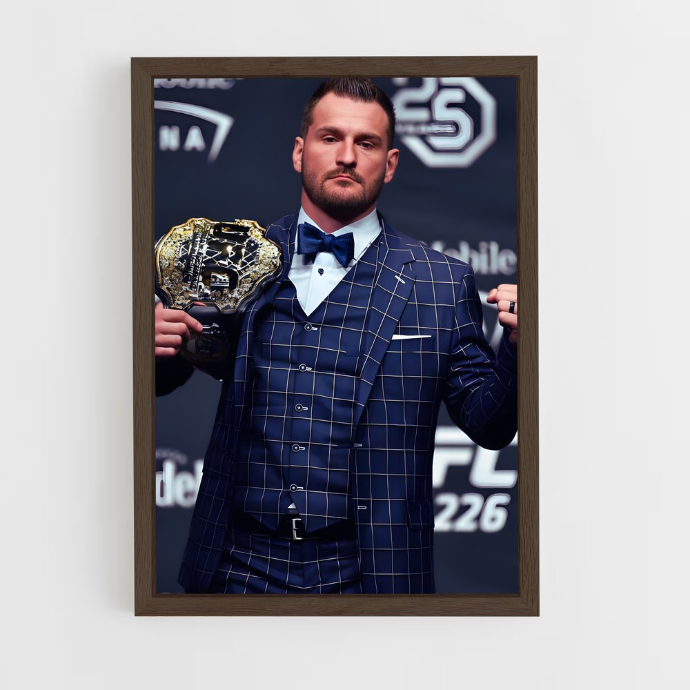 ap-stipe miocic-12 cadre Bois foncé
