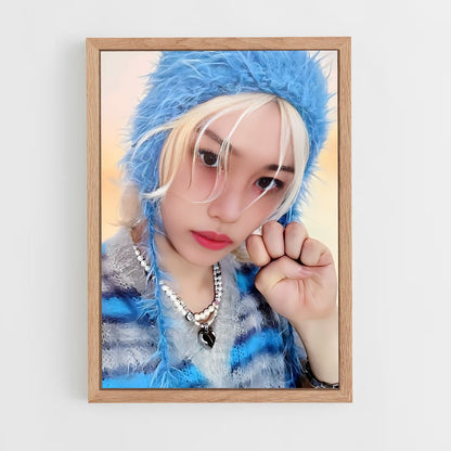 ap-stray kids-5 cadre Bois clair