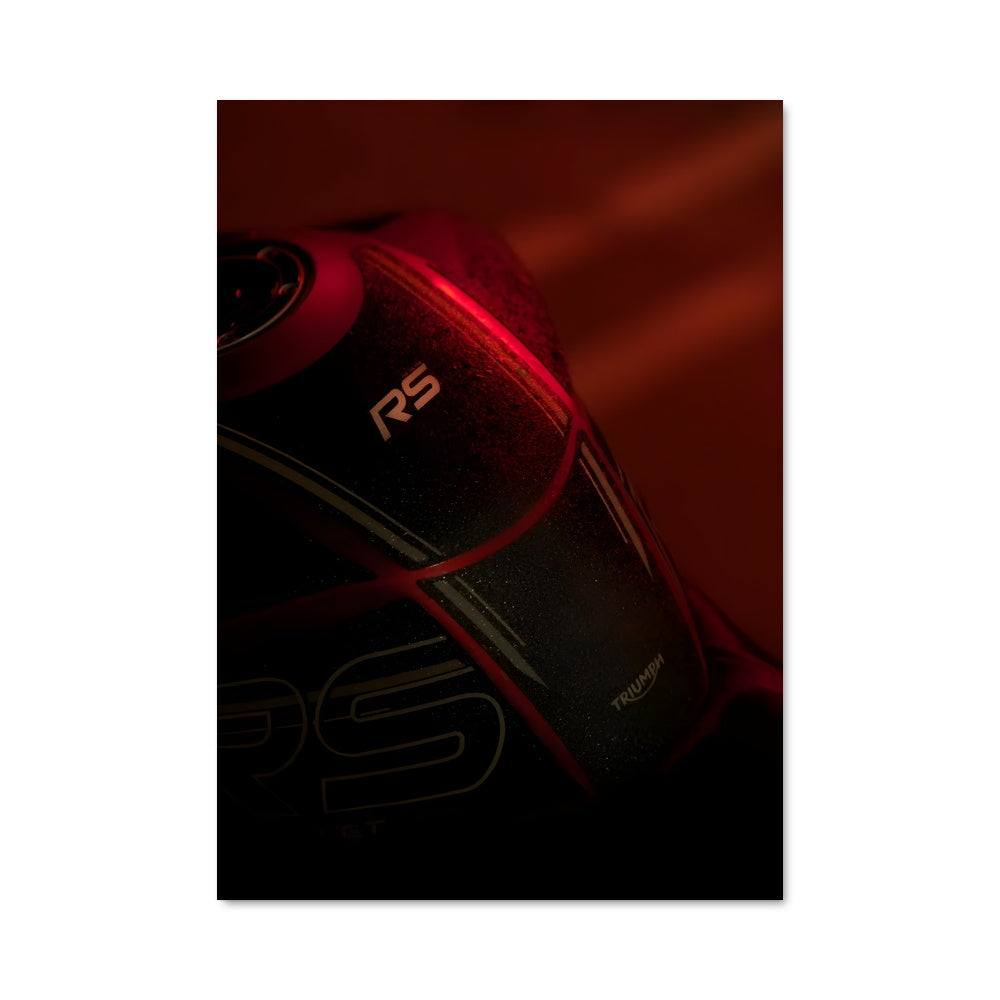 Poster Souris Rouge et Noire