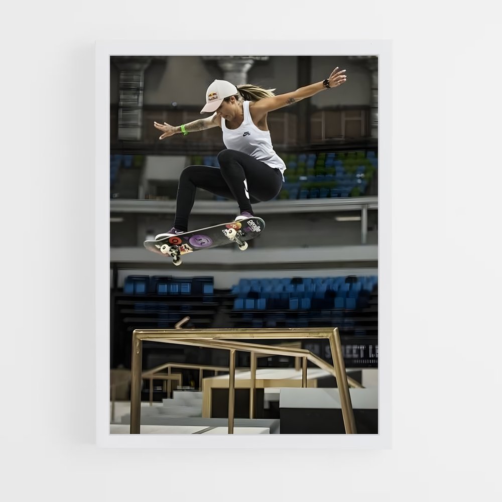 ap-street league skateboarding-1 cadre Blanc