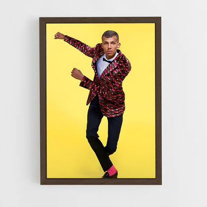 ap-stromae-4 cadre Bois foncé