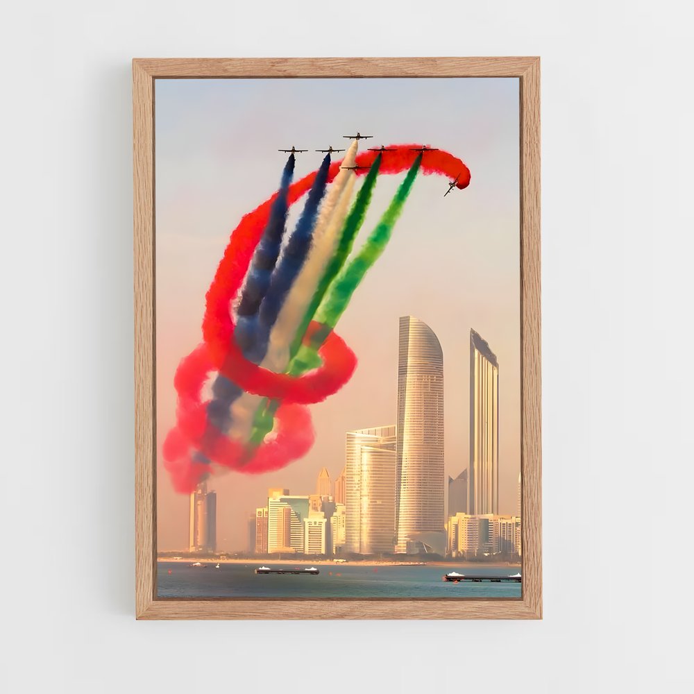 ap-stunt planes-5 cadre Bois clair