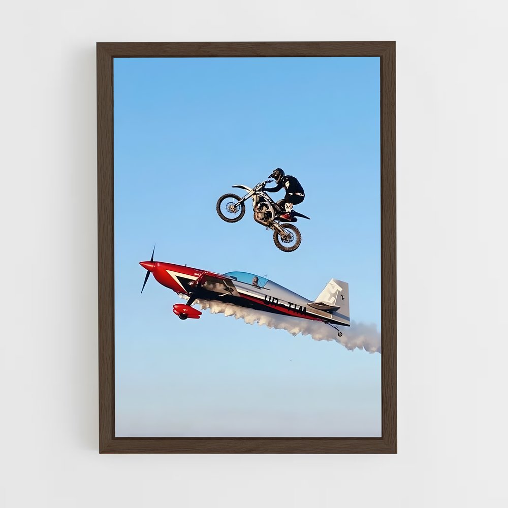 ap-stunt planes-6 cadre Bois foncé