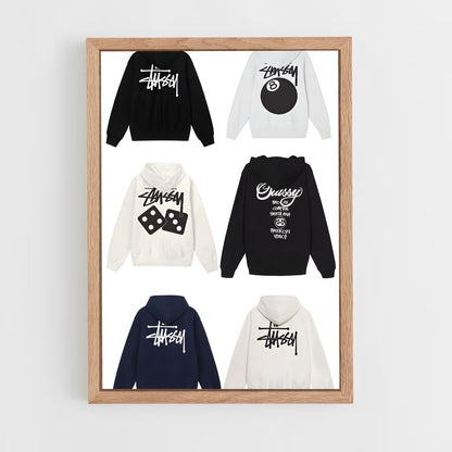 ap-stussy-9 cadre Bois clair