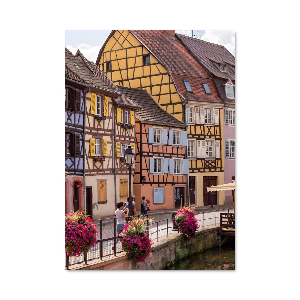 Poster Maisons Colorées de Colmar