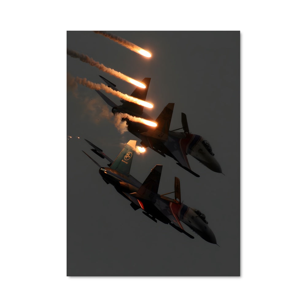 Poster Su-27 flanker 80911