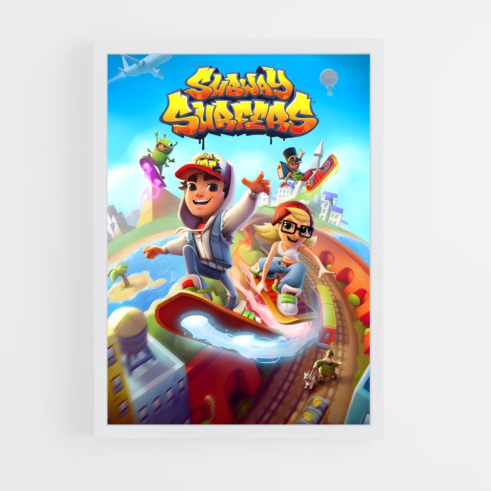 ap-subway surfers-2 cadre Blanc