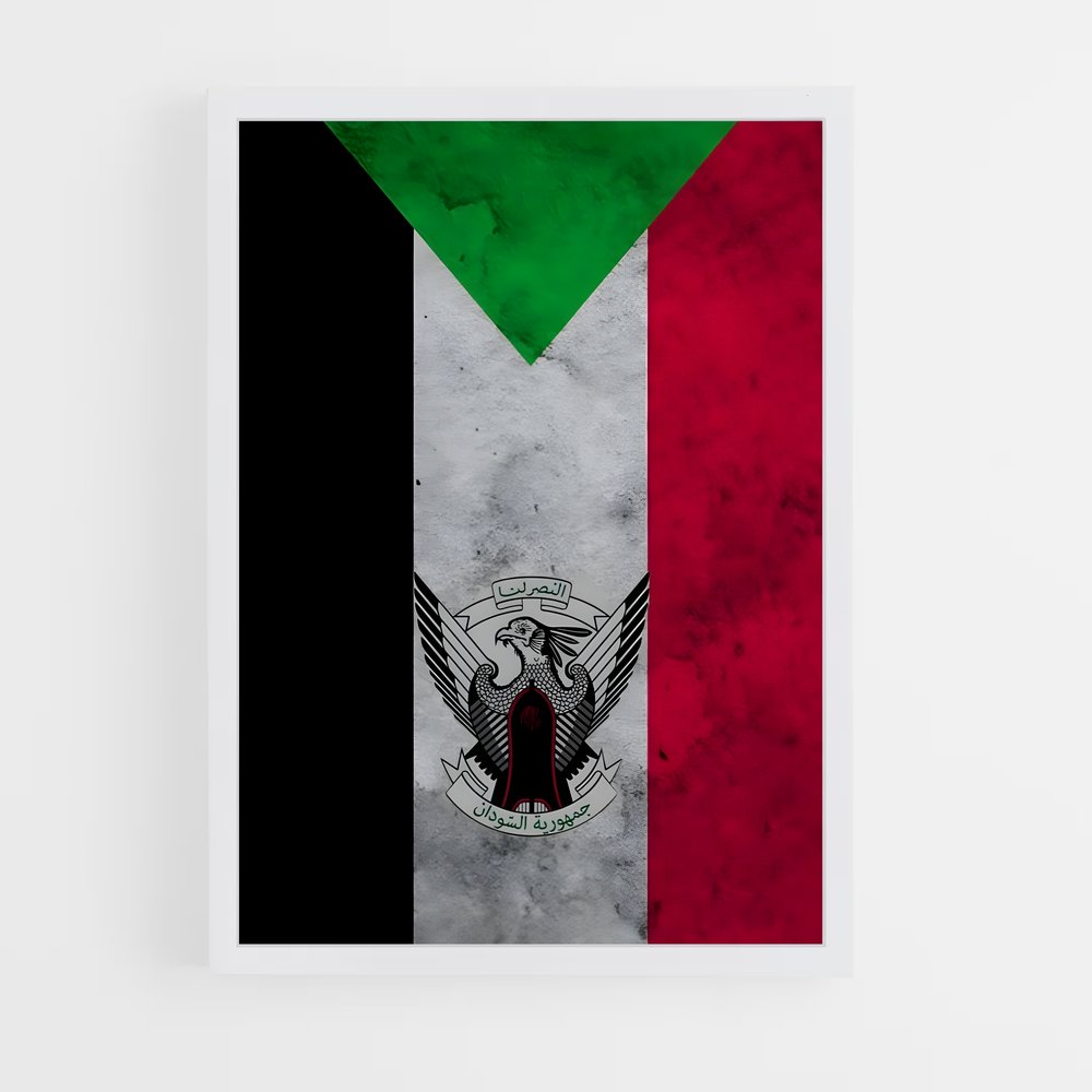 ap-sudan flag-2 cadre Blanc