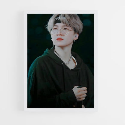 ap-suga bts-1 cadre Blanc