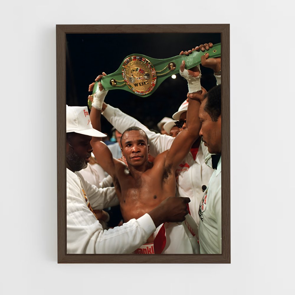 ap-sugar ray leonard-2 cadre Bois foncé