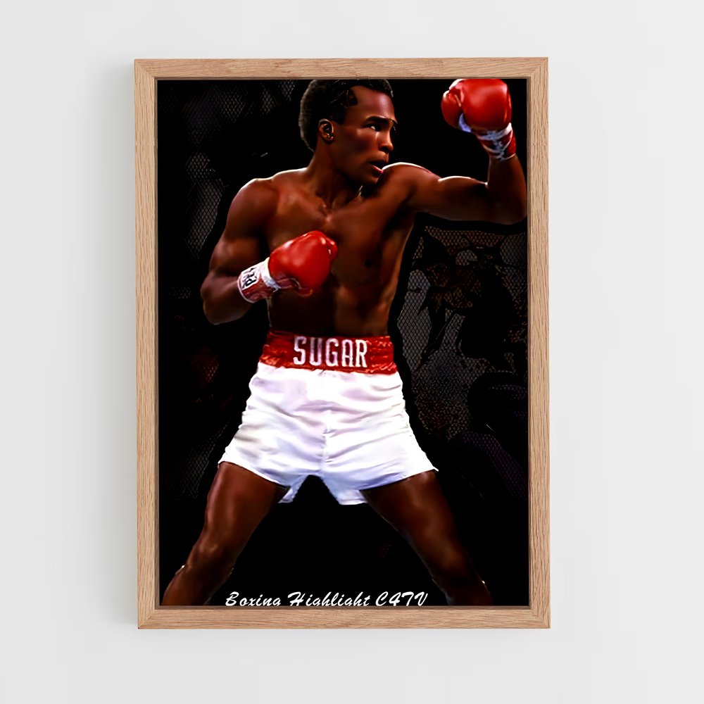 ap-sugar ray leonard-4 cadre Bois clair